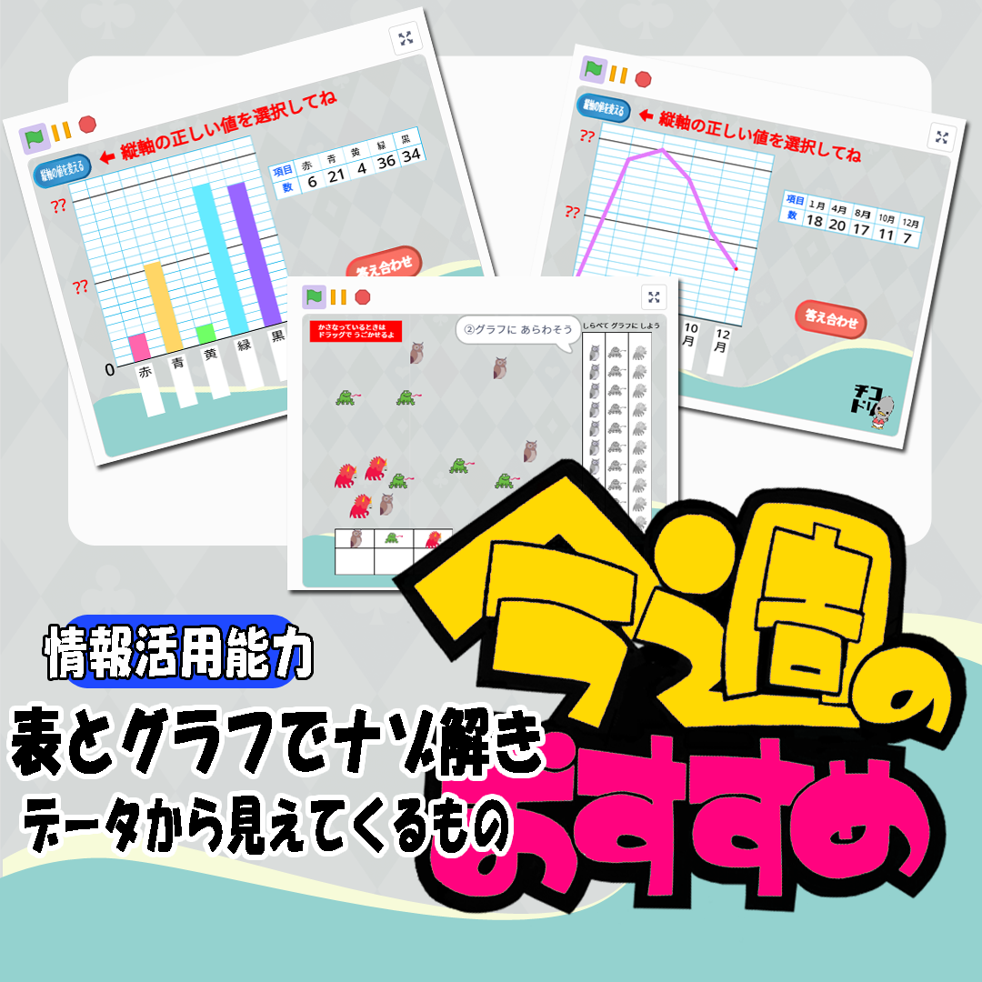 投稿についてもっと詳しく 表とグラフでナゾ解き～データから見えてくるもの～