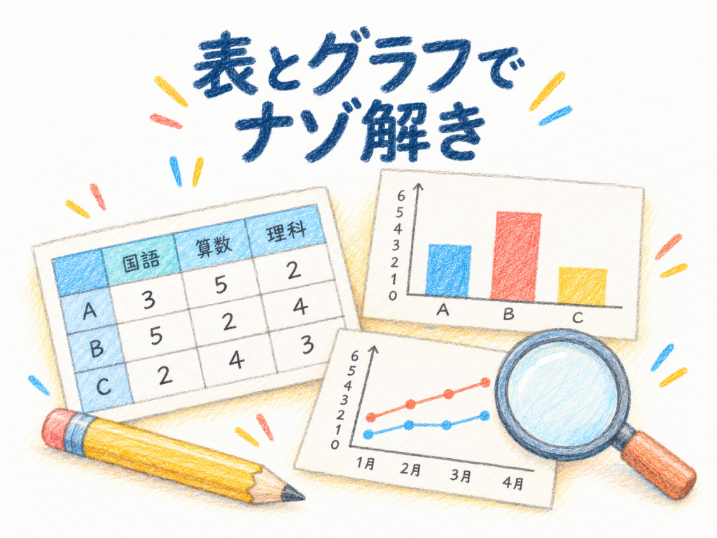 表とグラフ、何を読めるようにする？